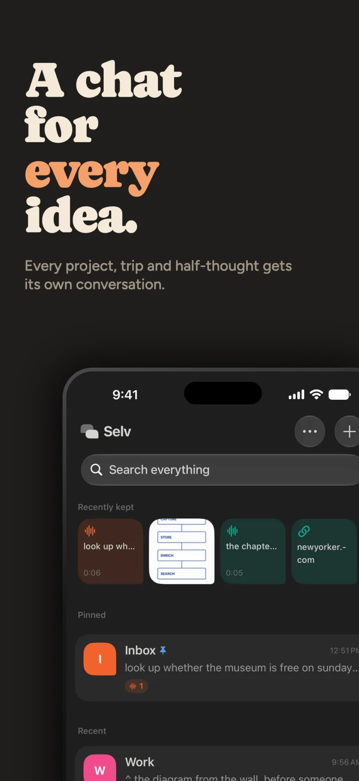 A chat for every idea